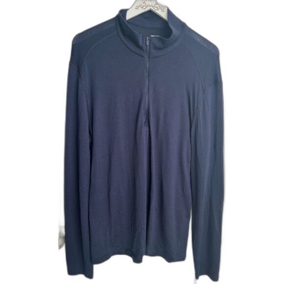 Icebreaker L Quarter Zip Base Layer Wool Outdoors Hiking Camping 260 Merino - Picture 1 of 7
